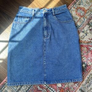 Jeanjer by Jordache Vintage Denim Pencil Skirt